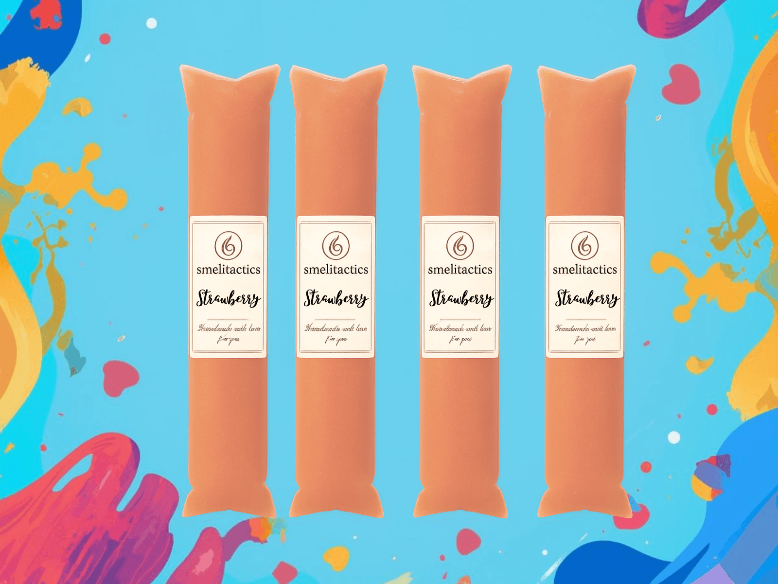 Strawberry Sea Moss Popsicle – 4 Pack Bundle